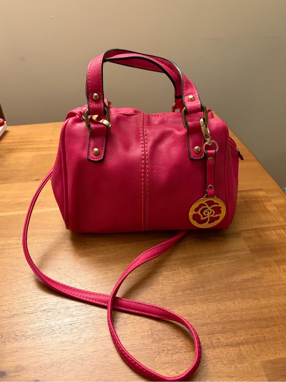 Lula Leather Crossbody Satchel Bag